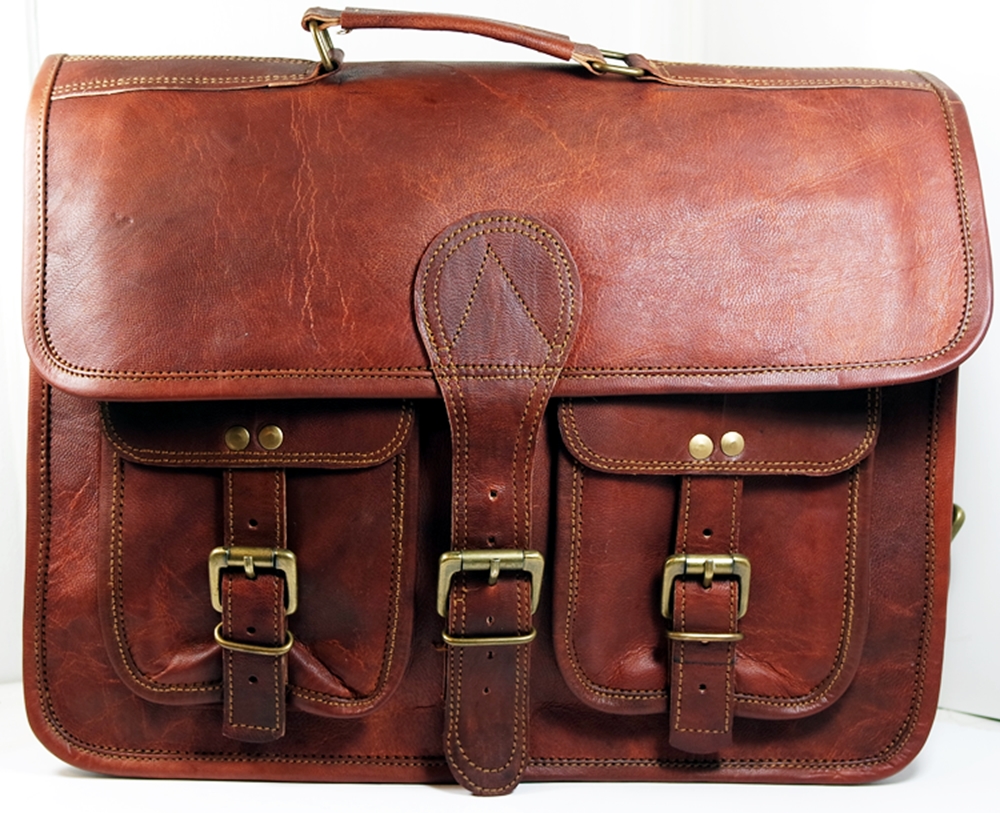 rustic messenger bag